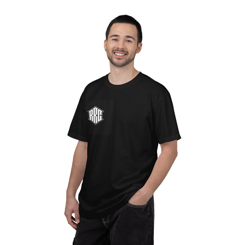 Rev & Roast Coffee 'RRC' Logo T-Shirt — OG Energy Drink Graphic Tee